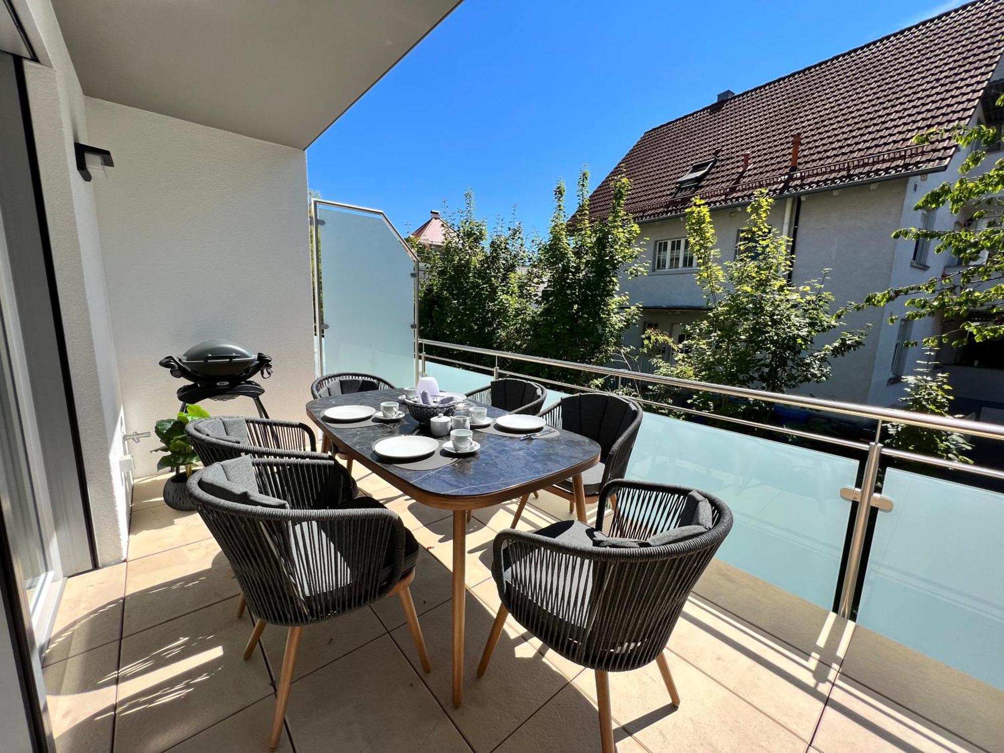 Neues Seeapartment 위버링겐 외부 사진