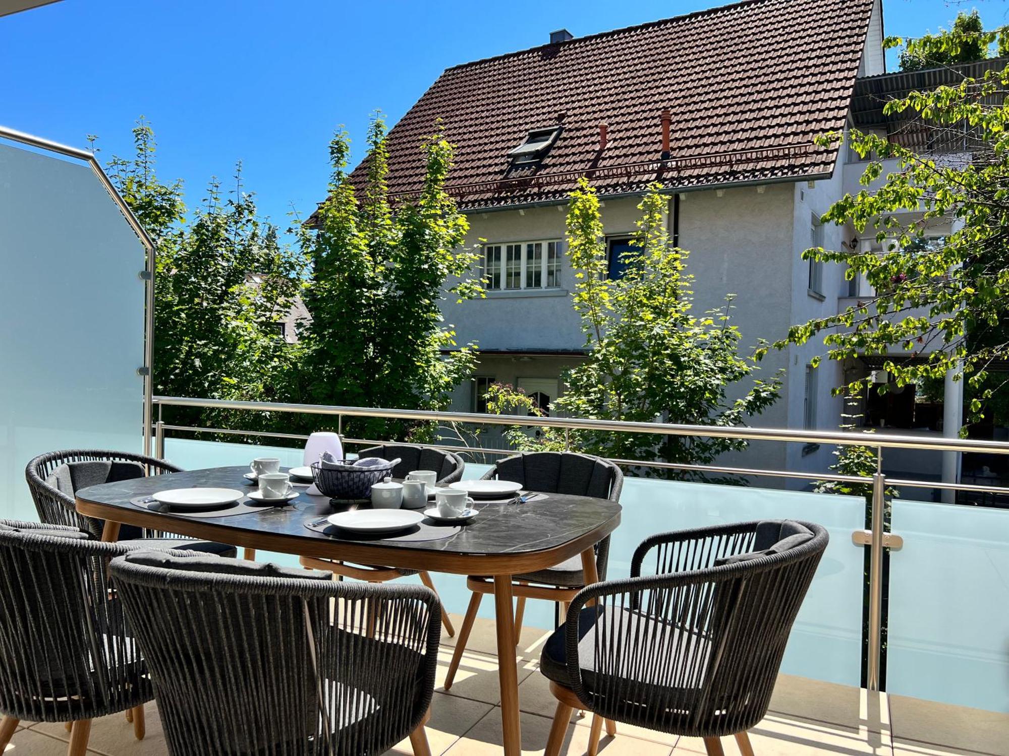 Neues Seeapartment 위버링겐 외부 사진